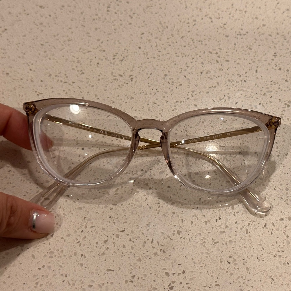 Vogue Gold-Toned Eyeglasses RX